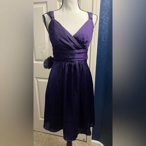 Tevolio Deep Purple Mini Dress